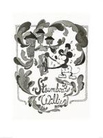 Kunstdruk Mickey Mouse - Steamboat Willie Steam 60x80cm - thumbnail