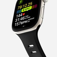Nomad Tempo Band Apple Watch 44mm/ 45mm/ 46mm/ 49mm Zwart - thumbnail