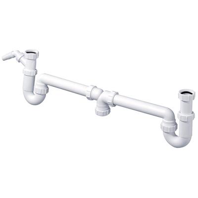 McAlpine Duplex Sifon met Wasmachine Aansluiting 6/4 inch