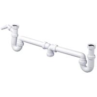 McAlpine Duplex Sifon met Wasmachine Aansluiting 6/4 inch - thumbnail