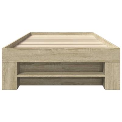 Bedframe zonder matras hout sonoma eikenkleurig 90x190 cm