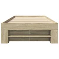 Bedframe zonder matras hout sonoma eikenkleurig 90x190 cm - thumbnail