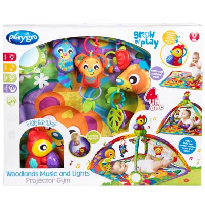Playgro Woodlands muziek en lichtprojector gym