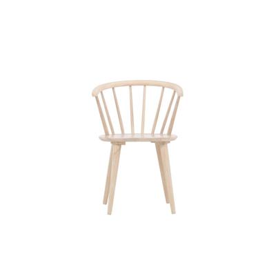 Nohr Eetkamerstoel 'Araseli' Rubberhout, kleur Whitewash