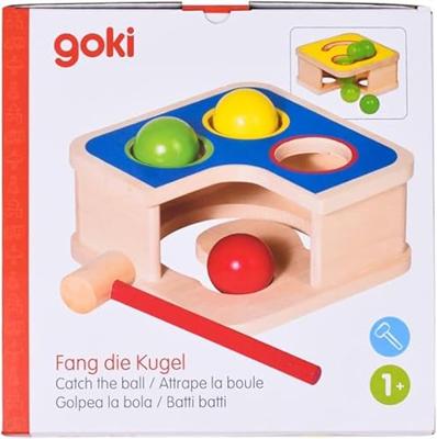 Goki houten hamerbank met bal
