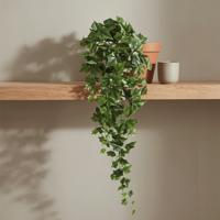 Hedera kunst hangplant 80cm - groen - thumbnail