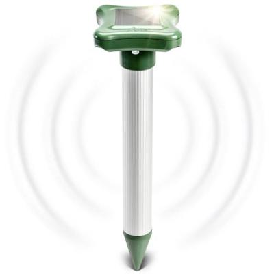 Gardigo 70030INT Insectenverschrikker Zonne-energie (Ø x h) 7.5 cm x 27.5 cm Groen, Zilver 1 stuk(s)