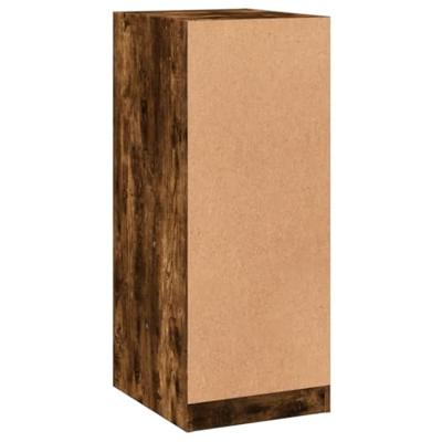 Kledingkast 48x41x102 cm bewerkt hout gerookt eikenkleurig Kledingkast 48x41x102 cm bewerkt hout gerookt eikenkleurig