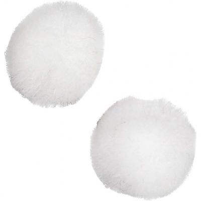 Creativ Company Pom-poms, d 15 mm, wit, 200 stuk/ 1 doos