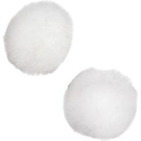 Creativ Company Pom-poms, d 15 mm, wit, 200 stuk/ 1 doos - thumbnail