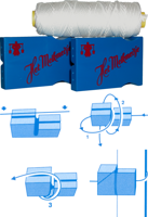 Melkmeisje Metselblokset kompleet, draadspanners+m - MM894000 - thumbnail