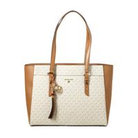 Michael Kors shopper Nomad ecru/cognac - thumbnail