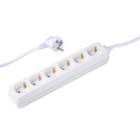 Grundig Stekkerdoos wit 6-voudig 1,5M - thumbnail