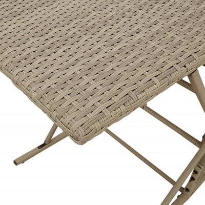 7-delige Tuinset met kussens poly rattan grijs 7-delige Tuinset met kussens poly rattan grijs