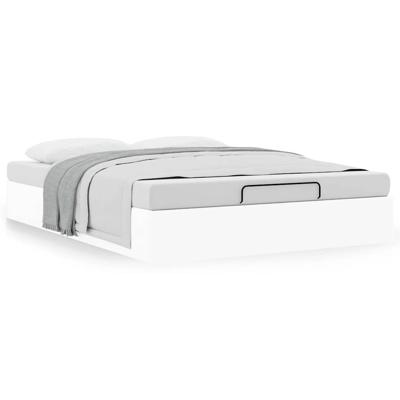 Bedframe zonder matras 140x200 cm kunstleer wit - thumbnail