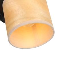 Steinhauer WandlampBambus zwart met bamboe enkel - 3665ZW - thumbnail