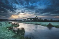 Alexsar Art Tuinschilderij blauwe lucht 130x70cm - thumbnail