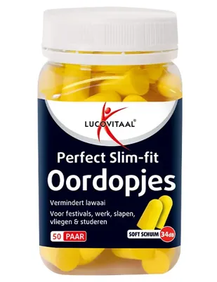 Lucovitaal Soft schuim oordoppen 100 Stuks Lucovitaal Soft schuim oordoppen 100 Stuks