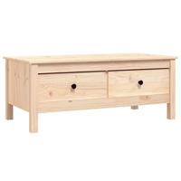 Salontafel 100x50x40 cm massief grenenhout - thumbnail