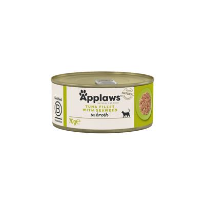 APPLAWS Tuna Fillet with Seaweed in Broth - nat kattenvoer - 70g