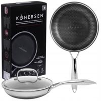 Kohersen Black Cube koekenpan 20 cm met deksel - thumbnail