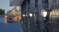 Lutec Unite LED-Buitenwandlamp (zwart) - thumbnail