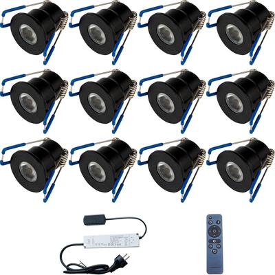 Velvalux LED Veranda Spot Set - 12 Stuks - 3W - 3000K - Dimbaar - IP65