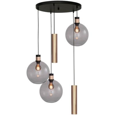 Masterlight Vide hanglampLazise 2 3x Ø 25cm en 2x GU10 goud - 2942-05-02-50-525RG2