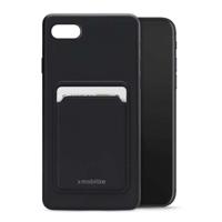 Mobilize Rubber Gelly Card Case Apple iPhone 6/6S/7/8/SE (2020/2022) Matt Black - thumbnail