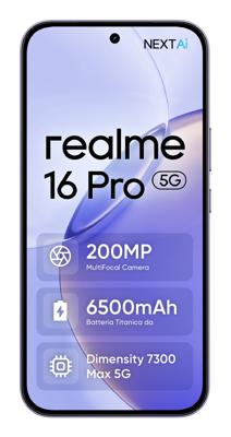 Realme 16 Pro 5G 6.78" Dual SIM Android 16 USB Type-C 8 GB 512 GB 7000 mAh Paars