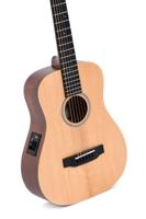 Sigma Guitars TM-12E Natural Satin elektrisch-akoestische reisgitaar met gigbag - thumbnail