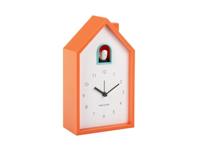 Karlsson Alarm Klok Modern Cuckoo Bright oranje - thumbnail