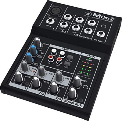 Mackie Mix 5 Console-mengpaneel Aantal kanalen:5