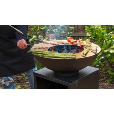 RedFire vuurschaal met barbecuegrill onyx met hoes 60 cm