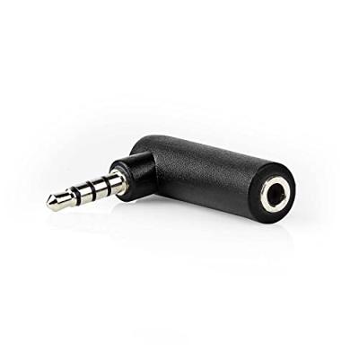 Nedis Stereo-Audioadapter | 3,5 mm Male | 3,5 mm Female | 90° Gehoekt | 1 stuks - CAGB22980BK CAGB22980BK Nedis Stereo-Audioadapter | 3,5 mm Male | 3,5 mm Female | 90° Gehoekt | 1 stuks - CAGB22980BK CAGB22980BK