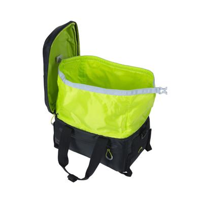 Basil miles trunkbag - sportieve zwarte bagagedragertas voor sportievelingen - 7l - zwart lime - thumbnail