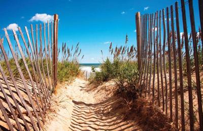 Strand idylle 140x90cm Tuindoek Customize-it - Customize it