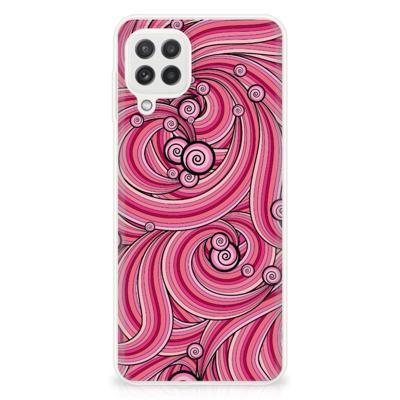 Samsung Galaxy A22 4G | M22 | Hoesje maken | Swirl Pink
