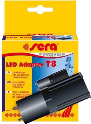 sera LED-adapter T8 - T5 kort, T5 & T8 - houders voor sera LED-tubes, 1 stuk (1 stuks)