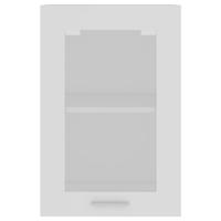 VidaXL Bovenkast lyon 40x31x60 cm bewerkt hout wit - thumbnail