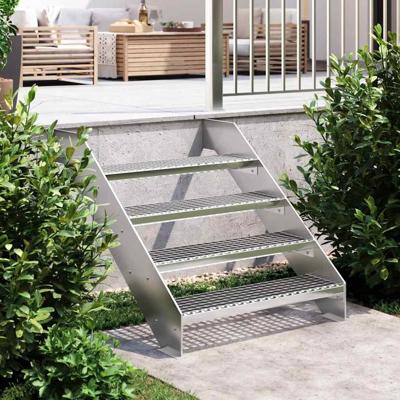 VidaXL Traptrede rooster 80x24x7 cm gegalvaniseerd staal VidaXL Traptrede rooster 80x24x7 cm gegalvaniseerd staal