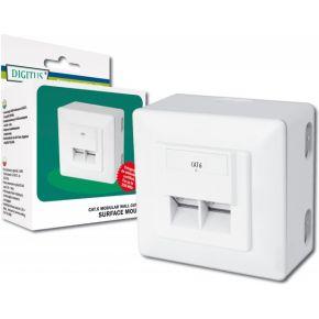 Digitus DN-9006-N wandcontactdoos RJ-45 Wit Digitus DN-9006-N wandcontactdoos RJ-45 Wit
