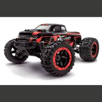 Blackzon Rood Brushless 1:16 RC auto Elektro Monstertruck 4WD 2,4 GHz Incl. accu en lader, Met lichteffect - thumbnail