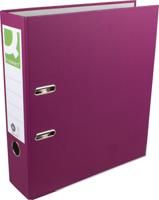 Q-CONNECT ordner, voor ft A4, uit Recycolor papier, rug van 8 cm, paars - thumbnail