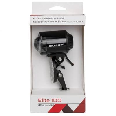 Smart elite 100 e-bike koplamp osram led 6-15v 4.8w 100 lux op kaart