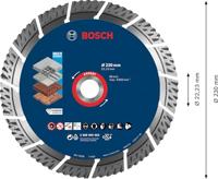 Bosch Accessoires Expert MultiMaterial diamantdoorslijpschijf 230 x 22,23 x 2,4 x 15 mm - 1 stuk(s) - 2608900663 - thumbnail