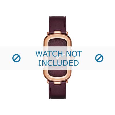 Marc by Marc Jacobs horlogeband MJ1483 Leder Bordeaux 14mm + standaard stiksel