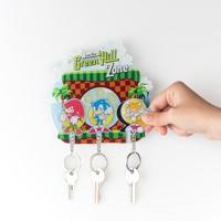 Sonic the Hedgehog Key rack incl. 3 key rings - thumbnail