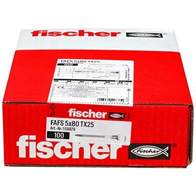 fischer stelschroef FAFS - Torx T-25 - 5x80mm