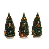 Luville General Christmas tree with flashing lights 3 pieces - thumbnail